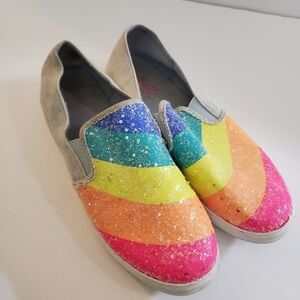 JoJo Siwa Rainbow Slip On Sneakers Youth 6